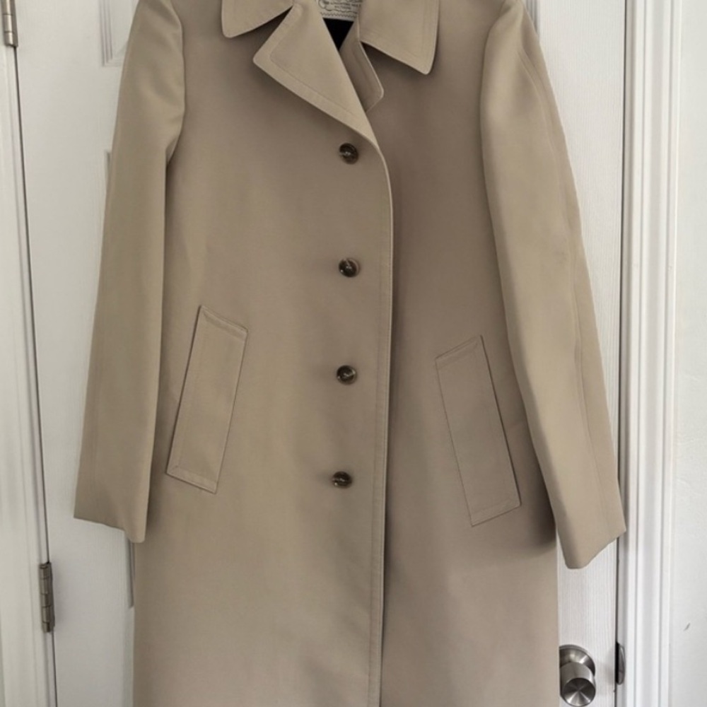 London Fog Beige Trench Coat EXCELLENT CONDITION 46R - Picture 3 of 7